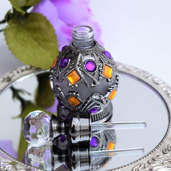 Decorative Gem Perfume/Essential Oil Bottle, Empty, New - Picture 4 of 10